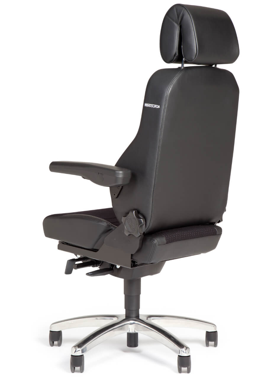 RH Secur24 Exclusive (vormals BMA) - Automobil-Leder / Stoff schwarz