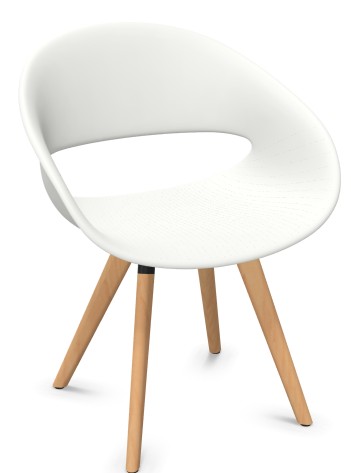 Kusch+Co - Volpino Archmchair Buchenholzgestell 