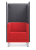 Profim Vancouver Lite Sessel mit Trennwand - 4-beinig