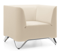 Profim eleganter Sessel Softbox 11 - Stoffbezug
